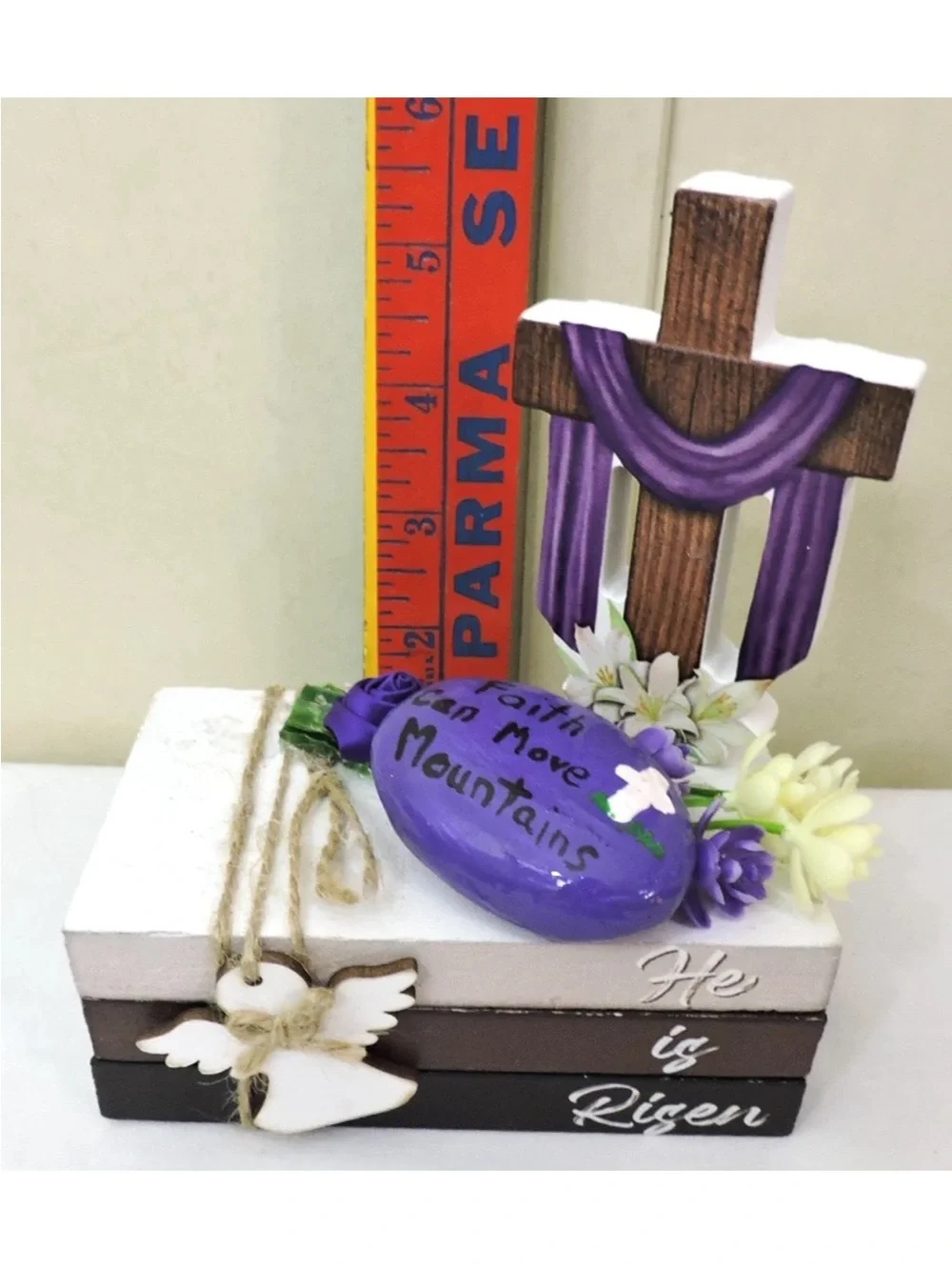 He Is Risen Faith Can Move Mountains Handmade